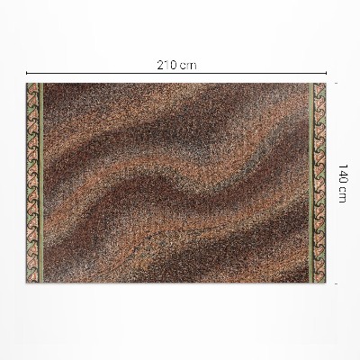 Vinylový koberec Velmi starý červeno-modrý