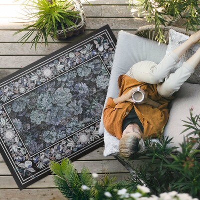 Vinylový koberec Ornamentální retro květinový vzor