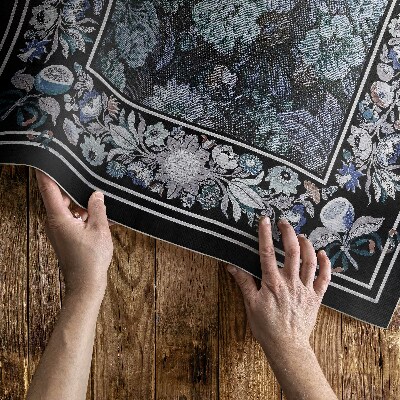 Vinylový koberec Ornamentální retro květinový vzor