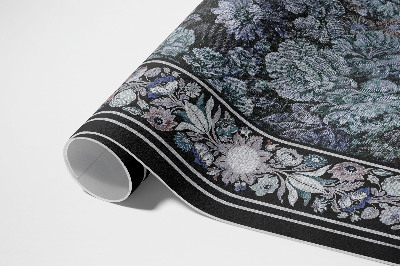 Vinylový koberec Ornamentální retro květinový vzor