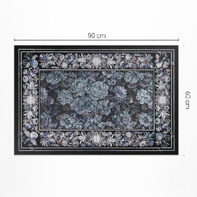 Vinylový koberec Ornamentální retro květinový vzor