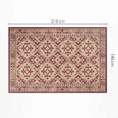 Vinylový koberec Mozaikový vintage geometrický vzor