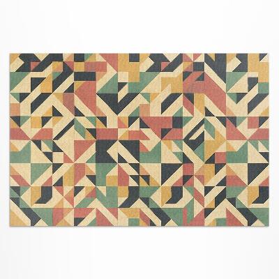 Vinylový koberec Barevný vintage geometrický vzor dlaždice
