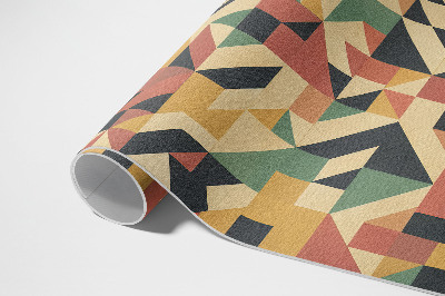 Vinylový koberec Barevný vintage geometrický vzor dlaždice