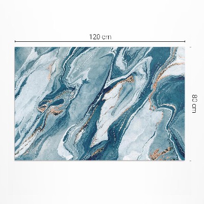 Vinylový koberec Abstraktní malované pruhy třené boho