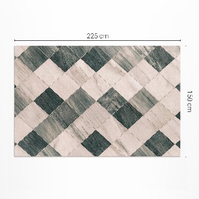 Vinylový koberec Lineární abstrakce geometrický Bauhaus geometrický
