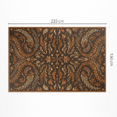 Vinylový koberec Lineární kompozice ve vintage stylu