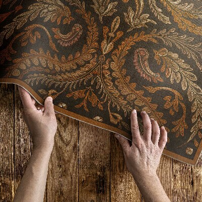 Vinylový koberec Lineární kompozice ve vintage stylu