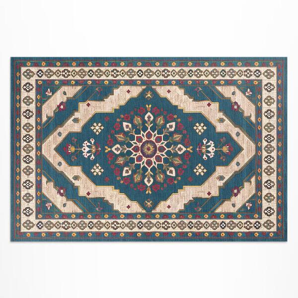 Vinylový koberec Geometrická abstrakce ve vintage stylu