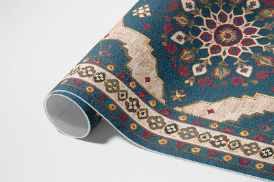 Vinylový koberec Geometrická abstrakce ve vintage stylu