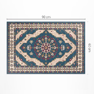 Vinylový koberec Geometrická abstrakce ve vintage stylu