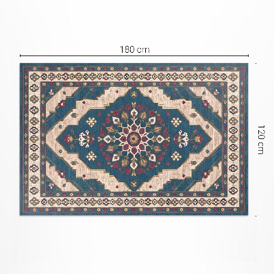 Vinylový koberec Geometrická abstrakce ve vintage stylu