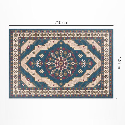 Vinylový koberec Geometrická abstrakce ve vintage stylu