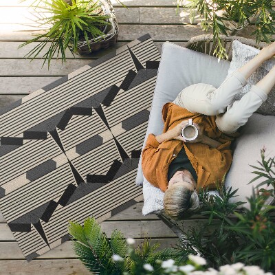 Vinylový koberec Rostlinný ornament v perském stylu ve vintage stylu