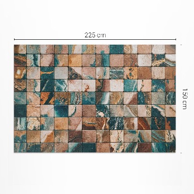 Vinylový koberec Vintage geometrický vzor pravidelný ornament