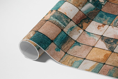 Vinylový koberec Vintage geometrický vzor pravidelný ornament