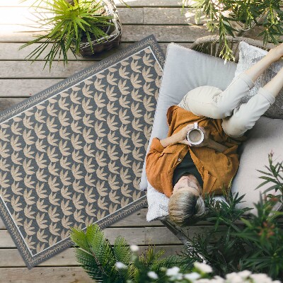 Vinylový koberec Indický styl lineární abstraktní boho