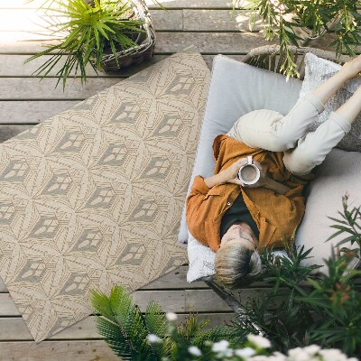 Vinylový koberec Indický abstraktní boho vzor