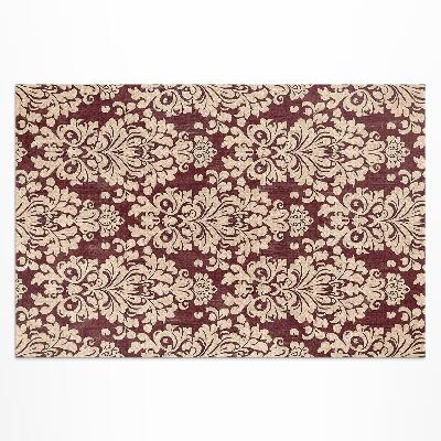 Vinylový koberec Vintage malované listy boho stylu
