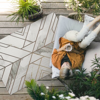 Vinylový koberec Abstraktní skvrny v boho barvách