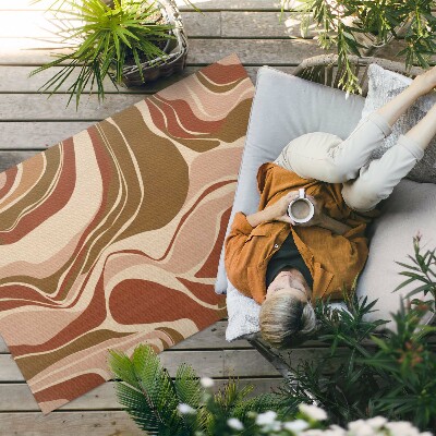 Vinylový koberec Indická stuha v boho stylu vintage