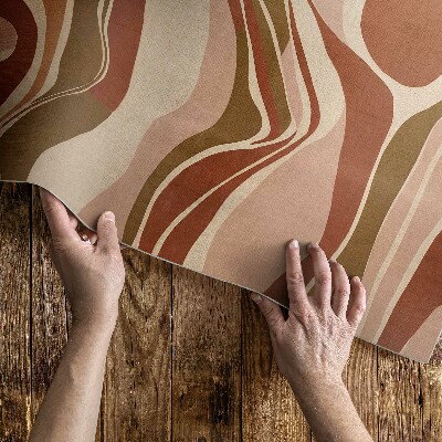 Vinylový koberec Indická stuha v boho stylu vintage