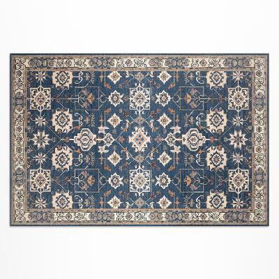 Vinylový koberec Boho listy rostlin s drsnou texturou