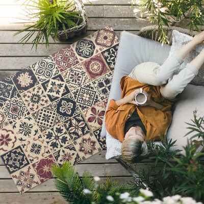 Vinylový koberec Bohatý rostlinný ornament v perském stylu