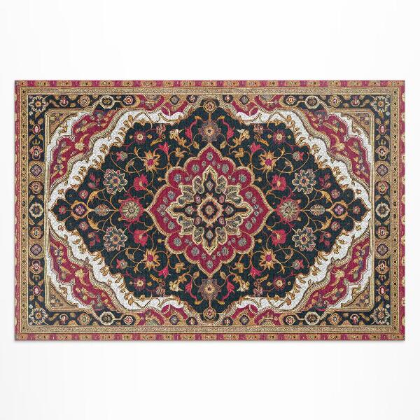 Vinylový koberec Boho pastelové linie a skvrny