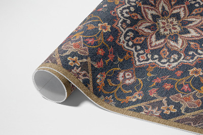 Vinylový koberec Indický vzor v abstraktním boho plédu