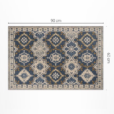 Vinylový koberec Nepravidelné boho linie v indickém stylu