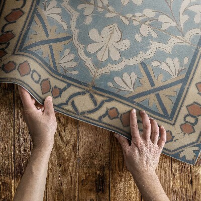 Vinylový koberec Symetrické geometrické uspořádání