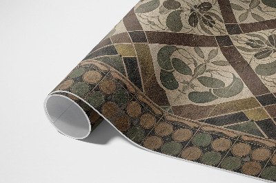 Vinylový koberec Elegantní geometrie na vintage dlaždicích