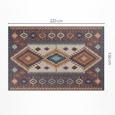 Vinylový koberec Symetrické dlaždice art deco s geometrickými obrazci