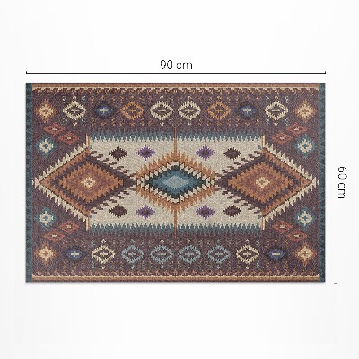 Vinylový koberec Symetrické dlaždice art deco s geometrickými obrazci
