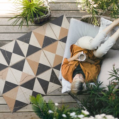 Vinylový koberec Botanický motiv v retro stylu