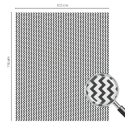 Samolepicí fólie na okna vitráž Cikcakový vzor