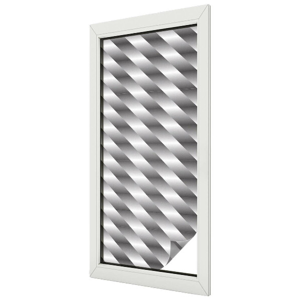 Samolepicí fólie na okna vitráž Geometrické pruhy