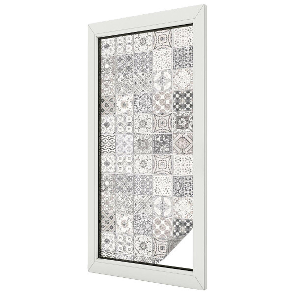 Samolepicí protisluneční fólie na okna Dlaždicové vzory