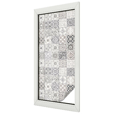 Samolepicí protisluneční fólie na okna Dlaždicové vzory