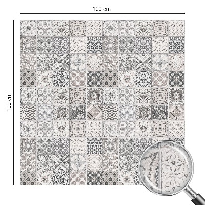 Samolepicí protisluneční fólie na okna Dlaždicové vzory