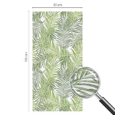 Zatmavovací fólie na okna Rostlinné vzory