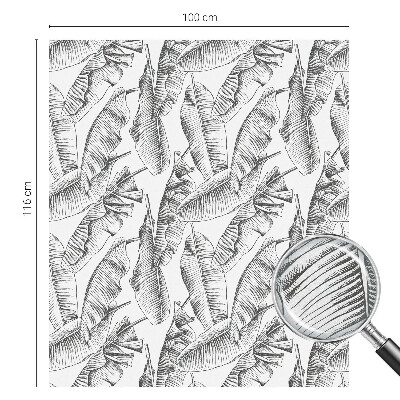 Samolepicí fólie na okna vitráž Tropické listy