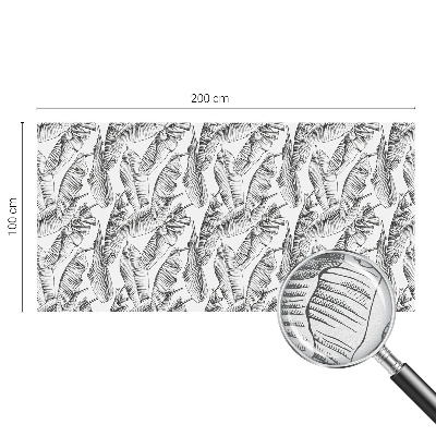 Samolepicí fólie na okna vitráž Tropické listy