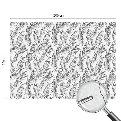 Samolepicí fólie na okna vitráž Tropické listy