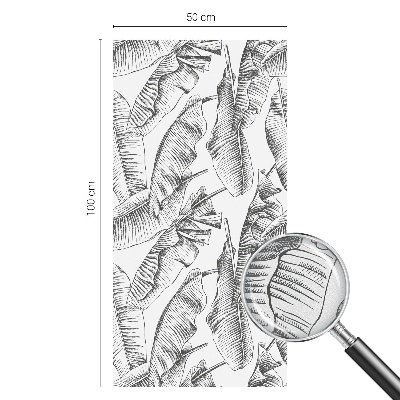 Samolepicí fólie na okna vitráž Tropické listy