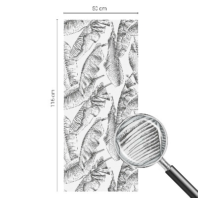 Samolepicí fólie na okna vitráž Tropické listy
