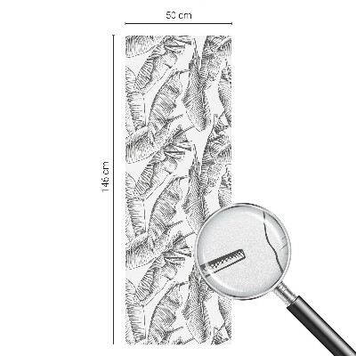 Samolepicí fólie na okna vitráž Tropické listy