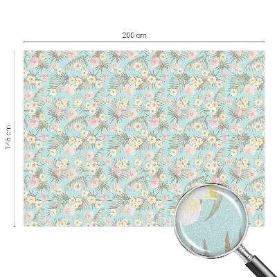 Zatmavovací fólie na okna Tropický vzor