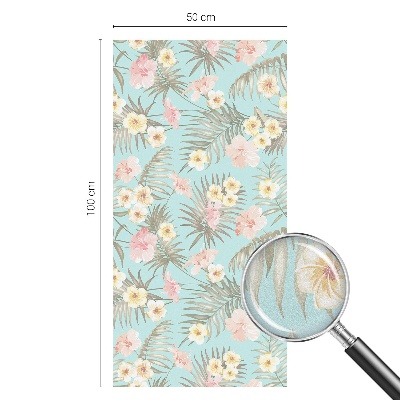 Zatmavovací fólie na okna Tropický vzor